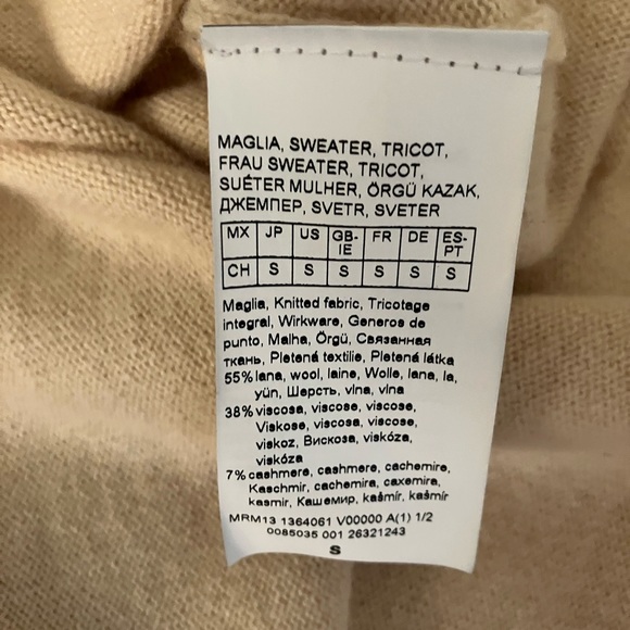 Persona by Marina Rinaldi Itlay Wool/Cashmere /Stud  Accent Tunic Sweate… - Picture 4 of 6